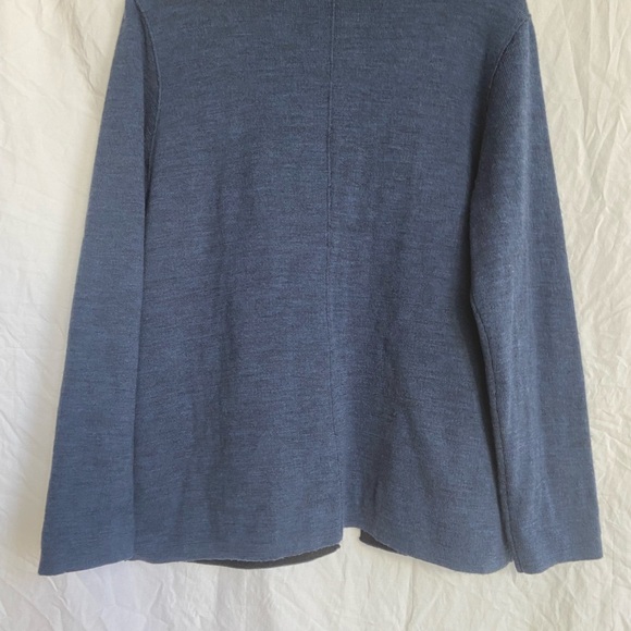 Eileen Fisher wool sweater/ jacket Size Medium - Picture 9 of 12